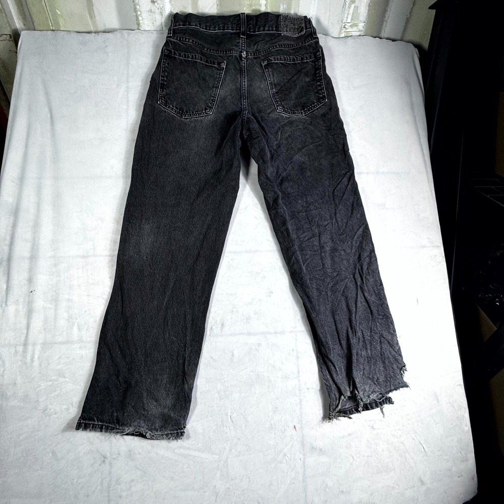 Vintage RSQ Baggy Jeans Mens 30x32 Black Denim Streetwear Retro 5 Pockets Y2K